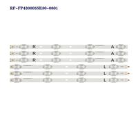 Bande de rétro-éclairage LED 8LED XIAOMI MI 4s A5 L43M5-5ARU RF-FP430005SE30-0801 RF-FR430005SE30-0801, 6 pièces ""Nipseyteko