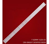 Bande de rétroéclairage LED 10 lampe pour Hisense 60 en effet TV 60E3F CRH-BK60Y13030T051005N CRH-BK60Y13030T051005N-REV1.5 HD600Y1U41 ""Nipseyteko