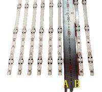 Bande de rétroéclairage LED, compatible avec Toshiba 49V5863DG et Panasonic TX-49FX555E, 2set pour 2 téléviseurs