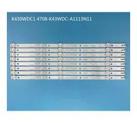 Bande de rétroéclairage LED, K430WDC1 _ A3 4708-K430WDC-A3113N11, Philips 43 Indeed TV 43DL4012N/62 LE43E6850 43PFS4012/12 43PFF3012/T3 ""Nipseyteko