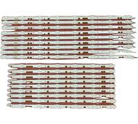 Bande de rétroéclairage LED, kit de 18 pièces, longueur 1137mm, flux lumineux 60, durée de vie moyenne 100000 heures, compatible avec plusieurs modèles de téléviseurs