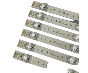 Bande de rétroéclairage LED, longueur 620 mm, source d'alimentation CC, flux lumineux inférieur à 60, intensité variable Oui, compatibilité Modèles TCL