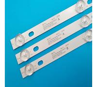 Bande de rétroéclairage LED pour BBK43LEM-1043/FTS2C 43LEX-5058/FT2C pour JS-D-JP43DM-A81EC -B82EC E43DM1000(1 Set - 3 Pcs)