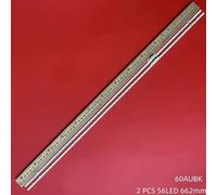Bande de rétroéclairage LED pour Sam Samsung 60AUBK BN96-52596A ES60SV8FPKWA56 60mm 8000 UN60m. com 8000 UE60m. com 8000 UA608000 m. com 56LED 662mm ""Nipseyteko