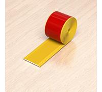 Bande de sécurité antidérapante en PVC durable pour marches intérieures - Bande de sécurité jaune de 8 cm de large - Solution parfaite pour une meilleure prise en main et protection - 10 m