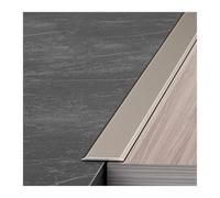 Bande de seuil de transition, Bande de transition for sol en aluminium anodisé, paquet 3, 10 à 60 mm large(Silver,W:15mm)