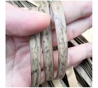 Bande de tissage en rotin synthétique gris - 300 cm de long et 8 mm de large - Matériau plastique pour réparer des chaises de jardin, des tables et des paniers de rangement - Rouleau de toile flexible