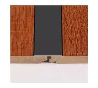 Bande de transition entre le sol et le seuil de po Bande de transition auto-adhésive en aluminium for porte sol, 90 cm, multicolore, plusieurs tailles(Schwarz,12mm)