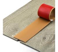 Bande De Transition Plate en Vinyle Imitation Bois Auto-adhésive De 1 M (3,3 Pi) pour Planchers Stratifiés Et Joints De Porte - Idéale pour Une Utilisation Intérieure. Brown W50mm