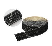 Bande décorative murale, Self Adhesive 3D Skirting Board Wall Trim Foam Sticker 10m Roll Multicolor(Black White)