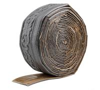 Bande d'Étanchéité Adhésive 10m pour Sol et Mur PVC | Matériau PVC , étanche, anti-humidité, protège les murs, pour idéal zones humides(Silver gray)