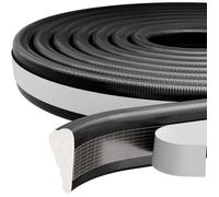 Bande d'étanchéité auto-adhésive 5m - Isolation thermique et phonique - Joint pour portes et fenêtres - Noir - 1 rouleau
