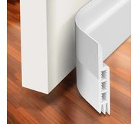 Bande d'étanchéité auto-adhésive pour bas de porte, 1 mètre, pour extérieur et fenêtres, isolation phonique, coupe-vent, bande d'étanchéité poreuse, 1 pièce Black