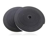 Bande d'étanchéité autocollante en mousse, Joint Porte Isolation, Mousse Adhesive, Calfeutrage Fenetre pour Preuve de Collision, Anti-Froid, Antichoc 2 Rolls 12mm x 6mm x 5M
