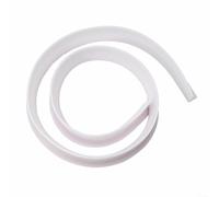 Bande d'étanchéité autocollante pour seuil de douche 200 cm Blanc 100 cm | Silicone flexible, longueur 100 cm, auto-dos, séparation sèche humide, protection du sol de salle de bain