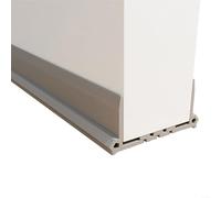 Bande d'étanchéité de bas de porte en caoutchouc souple pour insonorisation et coupe-vent - Bloqueur d'espace pour portes (marron) (gris)