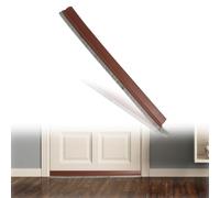 Bande d'Étanchéité de Porte Auto-Adhésive avec Brosse 100cm, Bande de Calfeutrage pour Fenêtre et Porte, Isolante Acoustique, Résistante au Vent, Découpable, Protection Contre la Poussière et les Inse