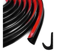 Bande d'étanchéité de toit en PVC en forme de J pour gouttière de | Ce rail d'égouttement flexible en PVC en forme de J canalise l'eau de pluie loin de votre véhicule pour le protéger contre