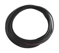 Bande d'étanchéité en caoutchouc Epdm en forme de T pour portière de voiture avec ruban adhésif double face pour capot et coffre, garniture de moulure, couleur noire, 4 m