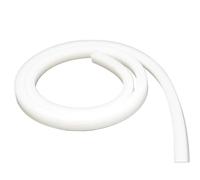 Bande d'étanchéité en caoutchouc massif, Bande d'étanchéité carrée en Silicone solide de 1M, cordon rectangulaire blanc