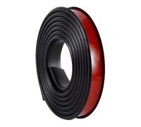 Bande d'étanchéité en forme de U Bande de chant en U 5 mètres, protection d'angle meuble caoutchouc TPE flexible et autocollante, 1 pièce(Black,20MM)