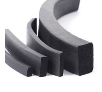 Bande d'étanchéité en mousse de caoutchouc EPDM noir 3x3mm 4x4 4x5 4x6 5x5 5x6 6x6 8x8 10x10 12x12mm for joint de porte d'armoire joint éponge carré (Color : 6x6mm, Size : 10 Meters)