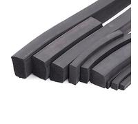 Bande d'étanchéité en mousse de caoutchouc EPDM noire, 5m, 1 pièce, joint éponge carré 3x3mm 4x4 5x5 6x6 8x8 10x10 12x12mm for joint de porte d'armoire(8x8mm)
