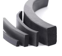 Bande D'étanchéité En Mousse De Caoutchouc EPDM Noire, Joint Éponge Carré For Joint De Porte D'armoire 3x3mm 4x4 4x5 4x6 5x5 5x6 6x6 8x8-20x25mm 1 Pièces(12x12mm)