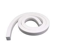 Bande d'étanchéité en mousse de silicone, Bande d'étanchéité en mousse de Silicone blanche, joint porte et fenêtre, plusieurs tailles(3 Meter,5 * 20Mm)