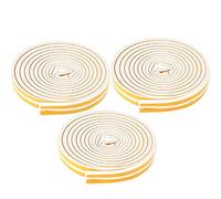 Bande d'étanchéité -froid auto-adhésive insonorisée résistante aux hautes températures étanche pour portes fenêtres EPDM blanc 9x6mm 3 pièces 5m