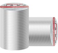 Bande d'étanchéité imperméable 5 m x 15 cm - Bande autocollante en caoutchouc butyle pour les fissures des toitures et des surfaces