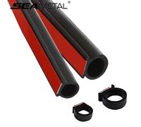 Bande d'étanchéité pour porte de voiture, 2/4/8m, mastic en caoutchouc pour voiture, Type D, isolation phonique, Anti-poussière, insonorisation, bandes d'étanchéité automobiles, accessoires 2m Small D