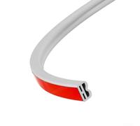 Bande d'étanchéité Silicone 6M Joint pour porte Fenêtre Bande | Silicone épais 9x6mm, coupe-froid pour efficace, réduit les courants d'air, pour idéal hiver, longue durée 6m(white)