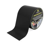 Bande d'Étanchéité Toiture EPDM Butyle Autocollante 5cm x 5m | 1,7 mm, noir - membrane et bâche pour toit, terrasse, lambourde, gouttière, fenêtre. Sur bois, métal, béton, PVC.