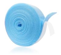 Bande d'isolation des Bords Autocollante, 50 mm x 8 mm x 20 m Bleu | Bande d'isolation des bords pour masse de compensation, autocollante, pour chauffage au sol