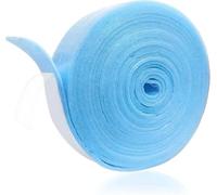 Bande d'isolation des bords autocollante pour chape,Chauffage au sol,Isolation thermique et acoustique,Bande peripherique pour chape,Bande resilienteBleu, 50 mm x 5 mm x 10 m