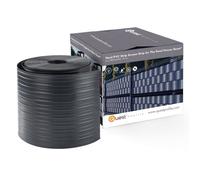 Quest Bande Brise-Vue 19 cm en PVC Imperméable - Graphite, 2,52 m