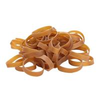Bande élastique solide Bandes de caoutchouc 50x8mm, bande élastique solide, attaches à anneaux en Latex for fournitures papeterie bureau, d'école et maison, 50 pièces