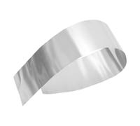 Bande en Aluminium Argenté pour Toiture, Coupe Facile et Étanchéité | Surface Oxydée Résistante à L’usure, Finition Métallique Discrète, pour Joints de Bardage et Bords de Toit