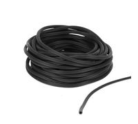 Bande en caoutchouc de 10 m - Pour moustiquaire - Cadre de serrage - Cadre de fenêtre - Bandes rondes en caoutchouc - Bandes spéciales de cadre de serrage - Bandes de rechange (3 mm)