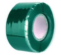 Bande en silicone - Bande de réparation - Étanche - Bande d'étanchéité et d'isolation - Résistante à la chaleur - 25 mm x 1,5 m - Vert