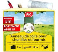 Bande Glue Arbre Fruitier5m Glue Arboricole Anneau de Colle Efficace Contre Les chenilles Fourmis et Autres Insectes