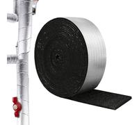 Bande isolante autocollante pour tuyaux, 5 cm x 10 m, gaine extérieure d'hiver pour tuyaux, design en caoutchouc mousse épaissi, accessoires sanitaires à coupe simple, cuivre, PVC, courant alternatif