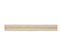 bande jute dentelle extérieur 4x500cm - TJ3-4 Gris G