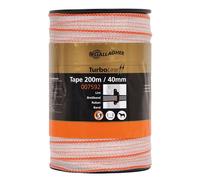 Bande large TurboLine de Gallagher 40mm 200m blanc