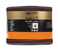 Bande large TurboLine Gallagher 20mm 200m terra