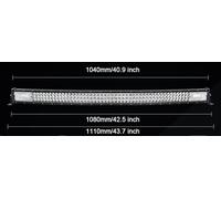 Bande LED, 540W de luminosité, étanche IP67 , Courbe 42 sans fil
