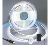 Bande LED COB - Bande lumineuse - Éclairage pour meubles - Avec détecteur de mouvement - Largeur : 5 mm - Blanc froid