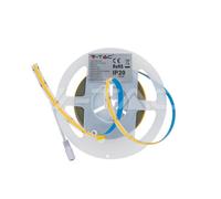 Bande LED Cob Flexible 10W/M Camaïeu 24V Bobine 5 Mètres V-tac [EEK: Ne pas applicable]