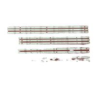 Bande LED de Rétroéclairage, Kit Complet pour TV de 60 Pouces, Haute Durabilité, Kit 10 pièces pour 1 TV